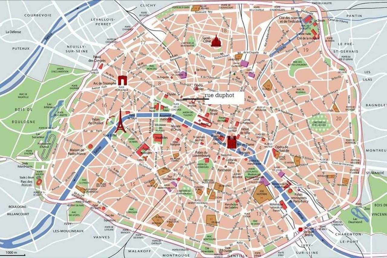 Appartement Coeur De Paris Avec Vue Sur Les Toits Eksteriør bilde